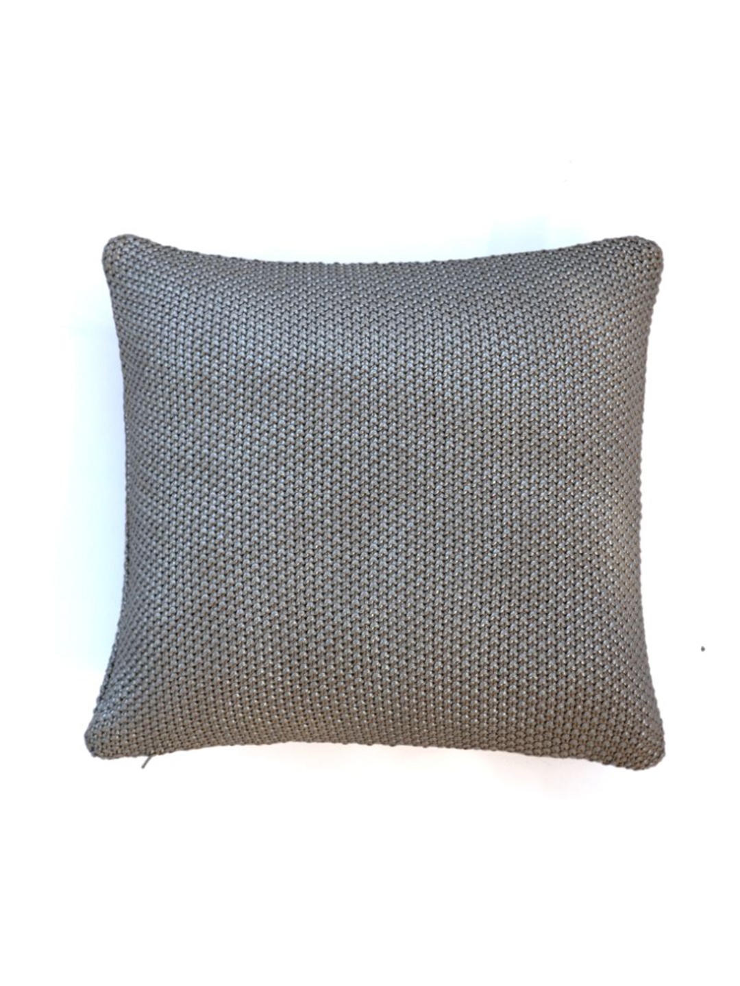 

Pluchi Grey Square Cotton Cushion Covers