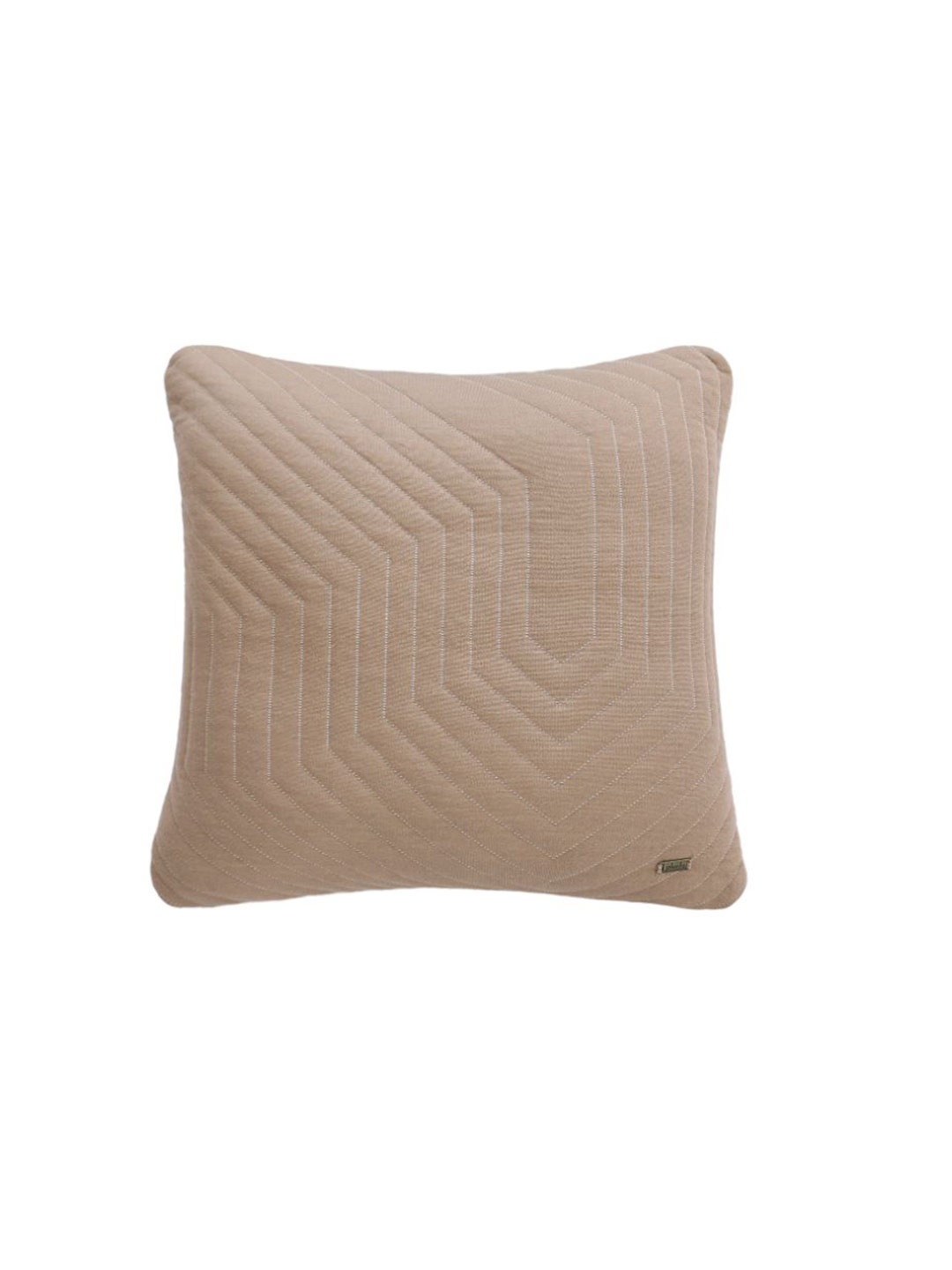 

Pluchi Brown & White Square Cotton Cushion Covers