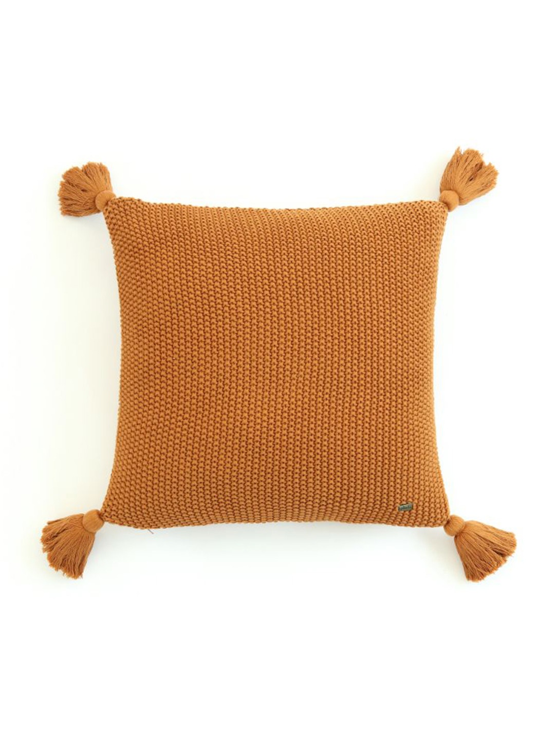 

Pluchi Orange Square Cotton Cushion Covers