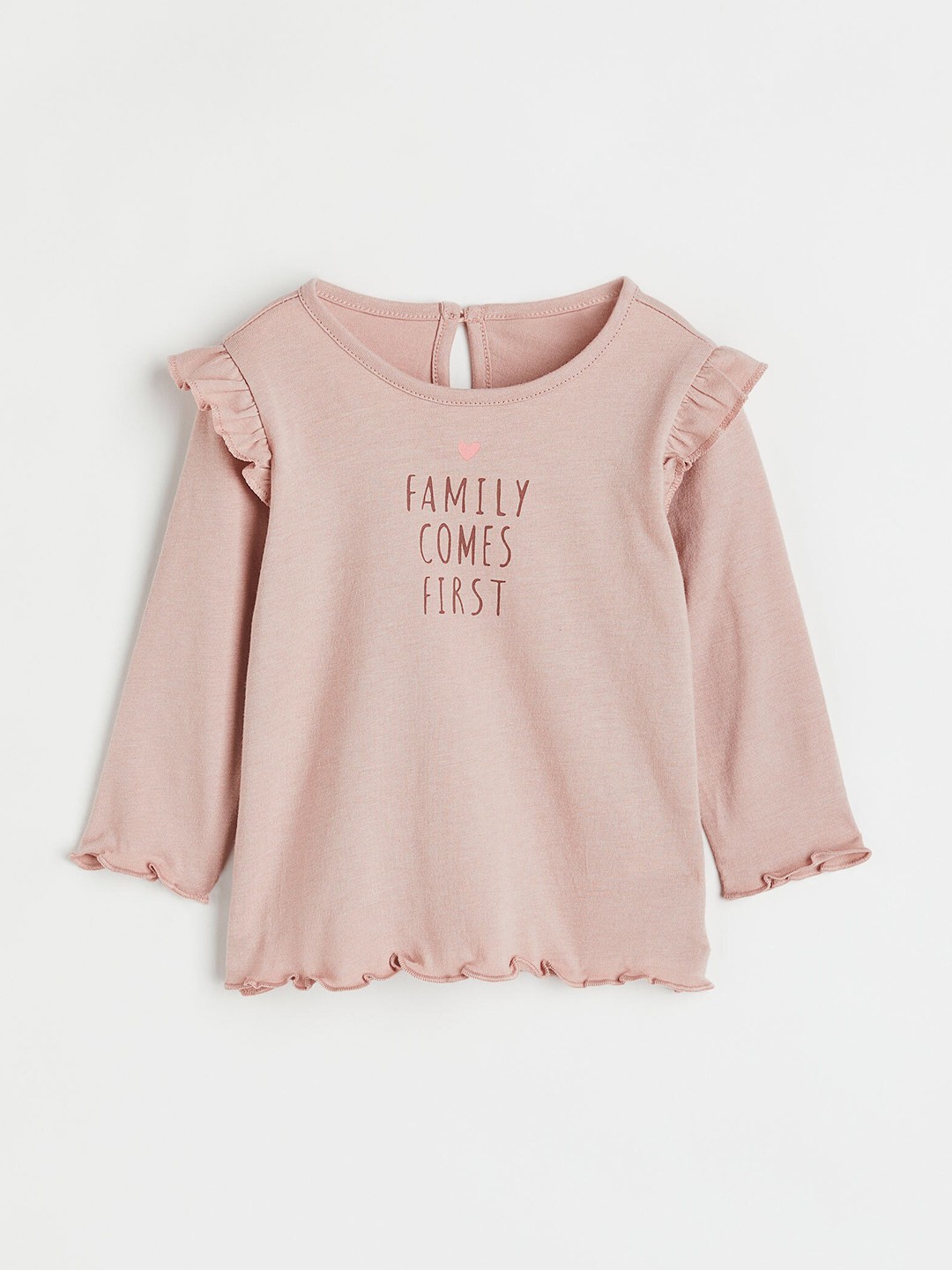 

H&M Girls Pink Printed Top