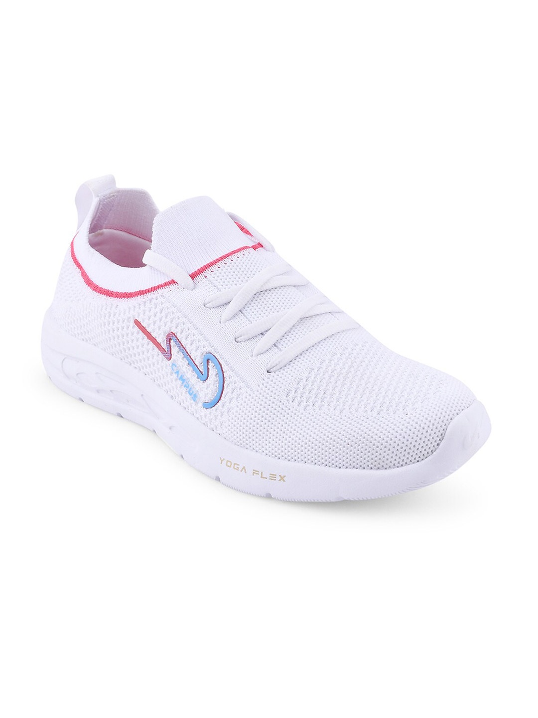 

Campus Women White Mesh Running Shoes