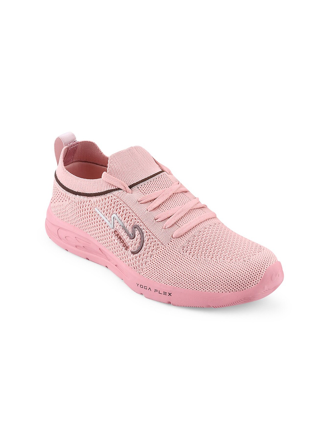 

Campus Women Peach-Coloured Mesh Running Shoes