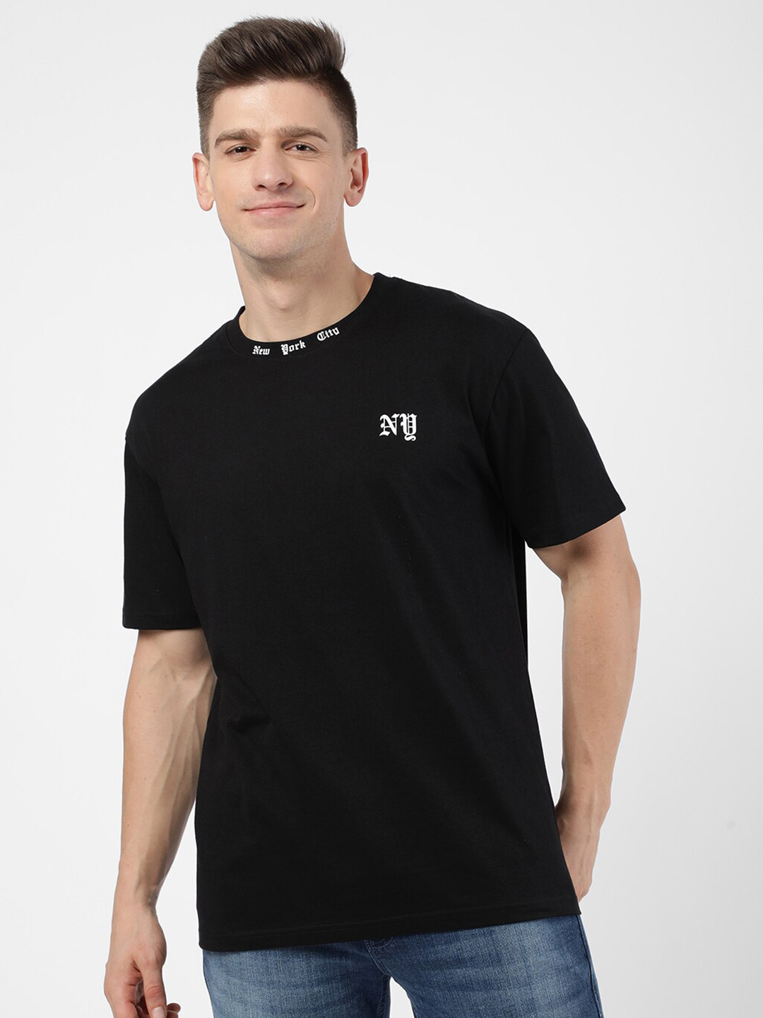 

R&B Men Black T-shirt