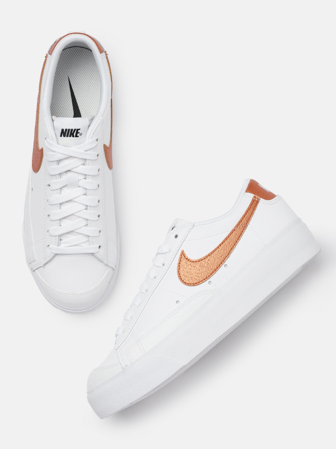 

Nike Women Blazer Low Platform Leather Sneakers, White