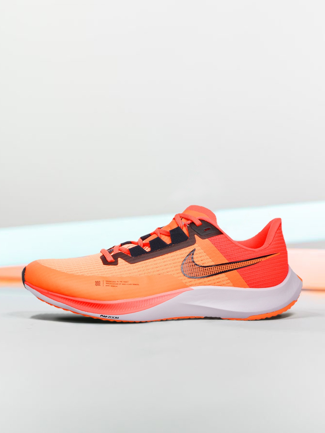 

Nike Men Orange AIR ZOOM RIVAL FLY 3 Running Shoes