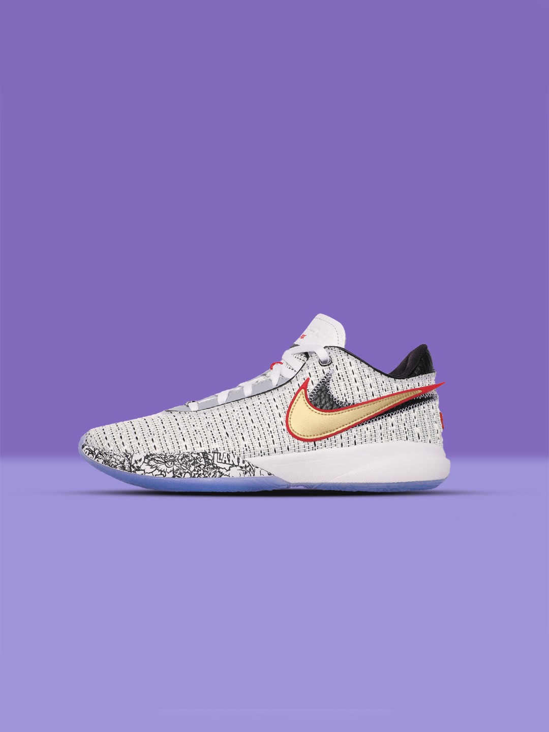 

Nike Men Lebron XX EP Basketball Shoes, White
