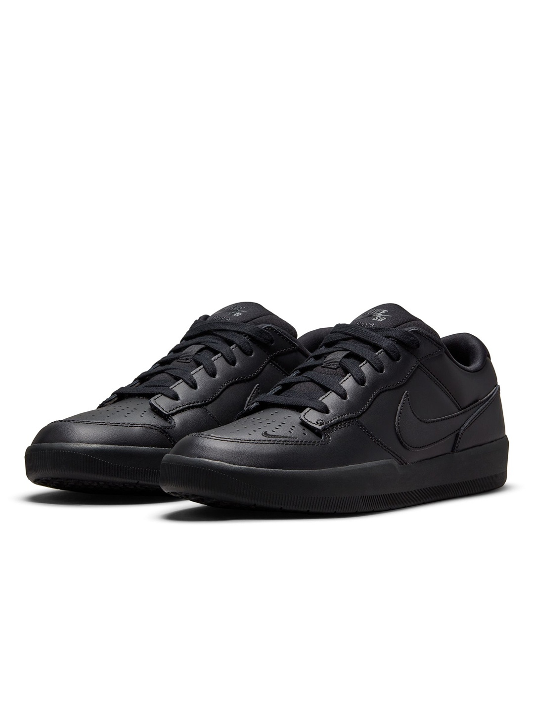 

Nike Unisex Black Force 58 Leather Skateboarding Sneakers
