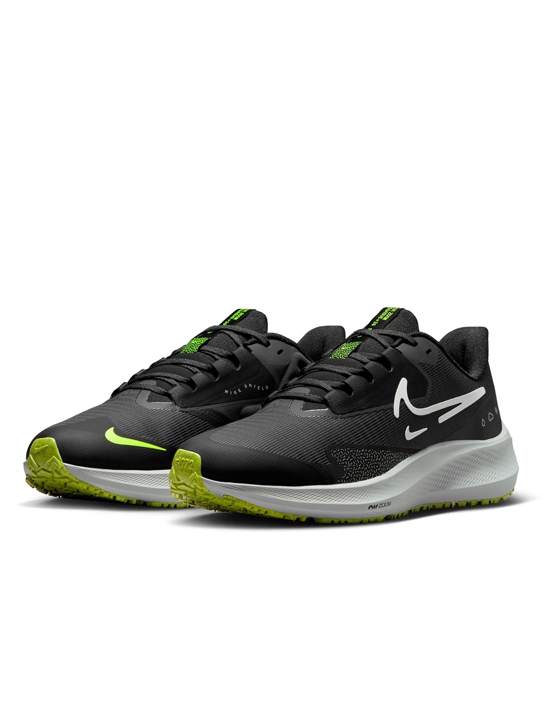 

Nike Men Pegasus 39 Shield Weatherized Road Running Shoes, Black