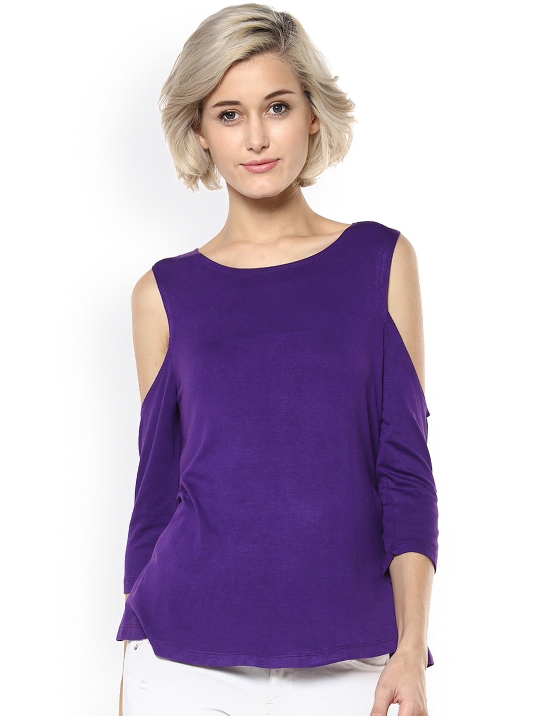 

Harpa Women Purple Solid Top