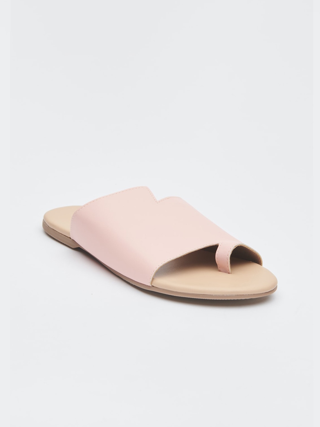 

Vishudh Women Pink Open Toe Flats