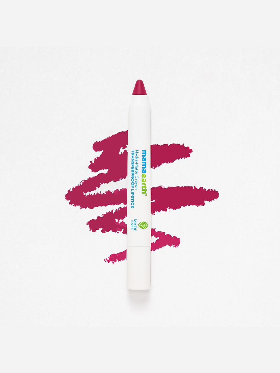 

Mamaearth Hydra-Matte Crayon Transfer Proof Lipstick With Argan Oil 2.4g - Passionfruit Wine 04, Red