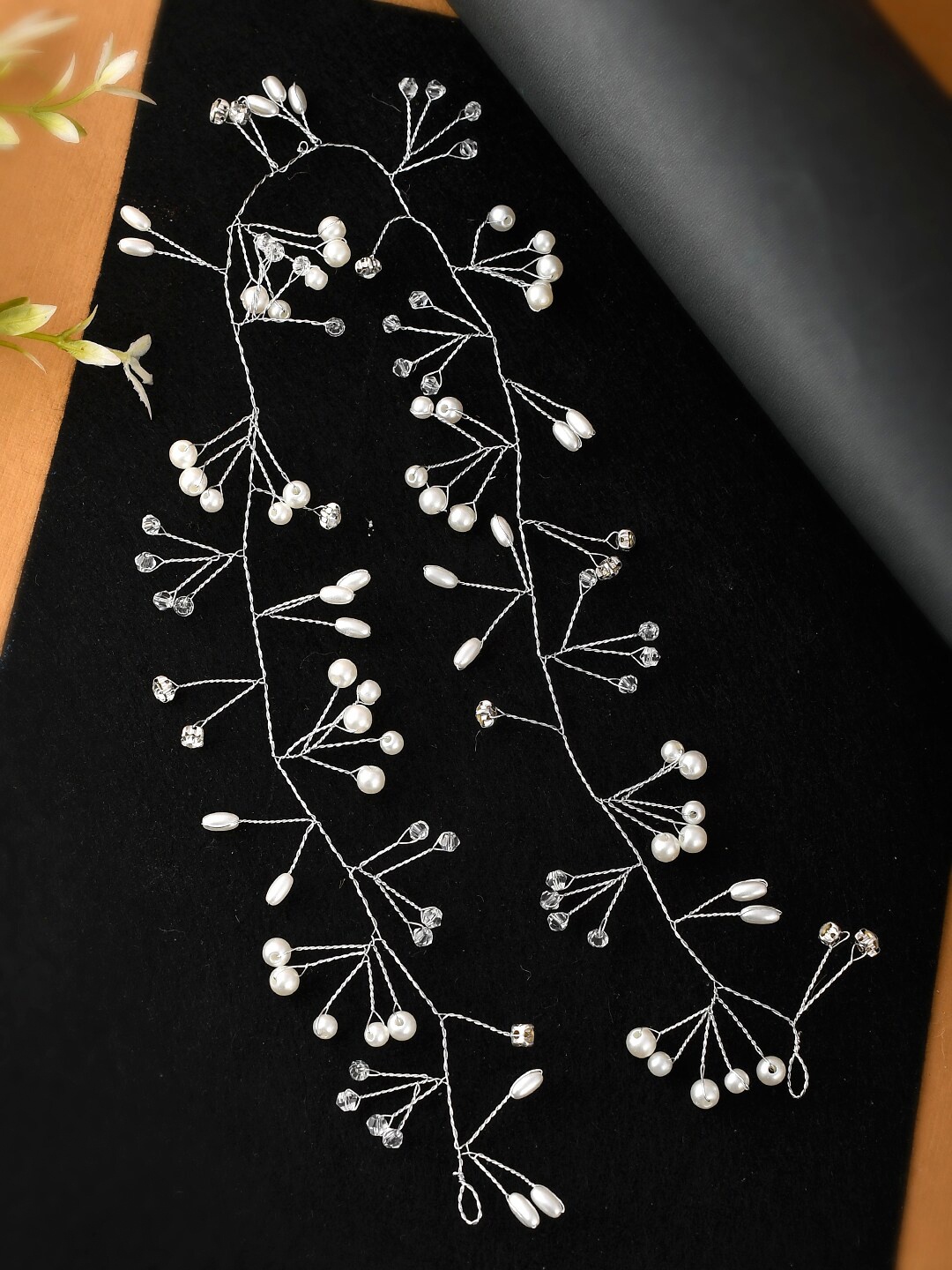

AQUASTREET Women White Embellished Tiara