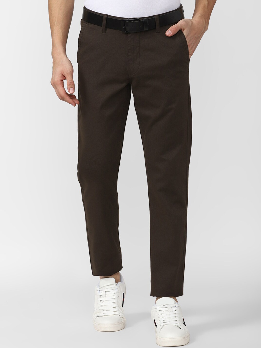 

Van Heusen Sport Men Coffee Brown Slim Fit Trousers