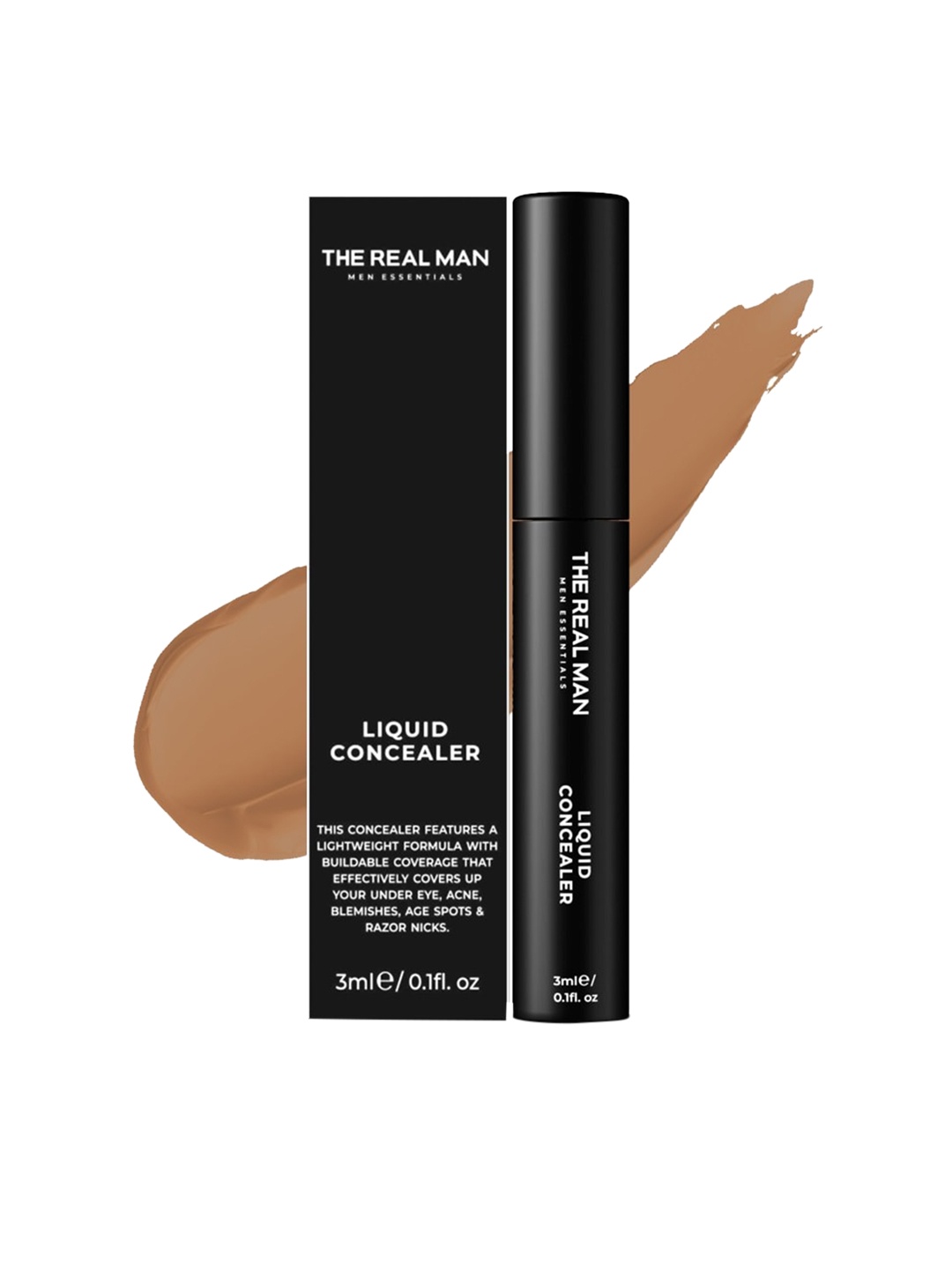 

THE REAL MAN Lightweight Liquid Concealer 3ml - Deep 05, Brown
