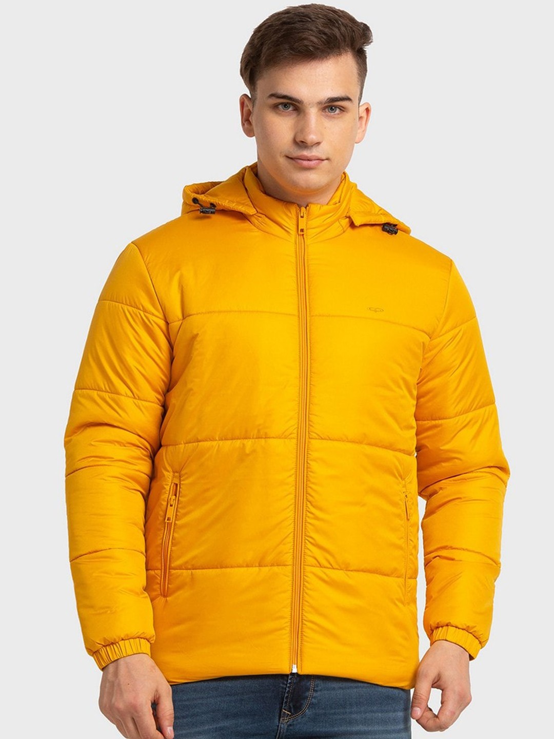 

ColorPlus Men Yellow Puffer Jacket