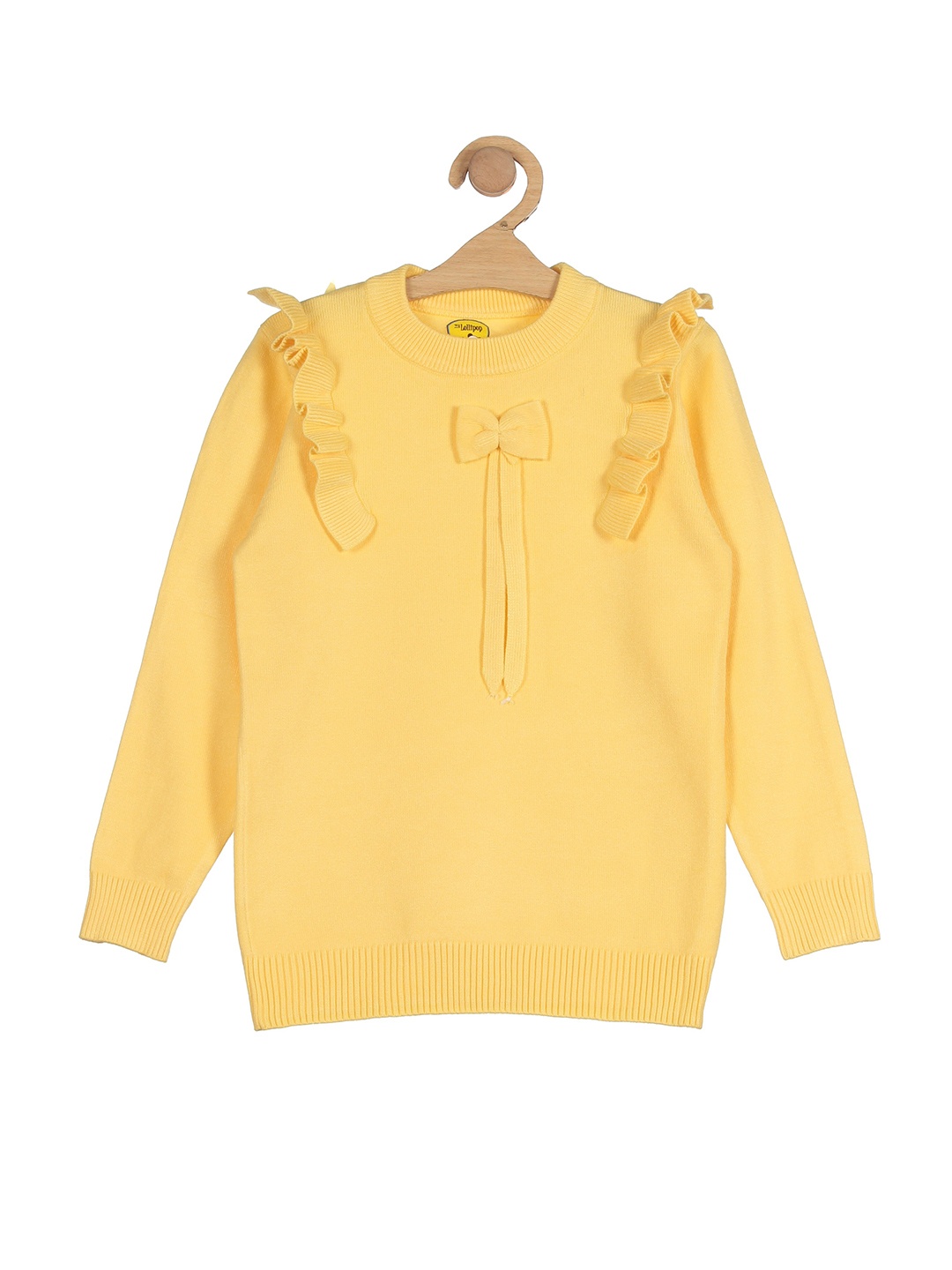 

Lil Lollipop Girls Yellow Pullover