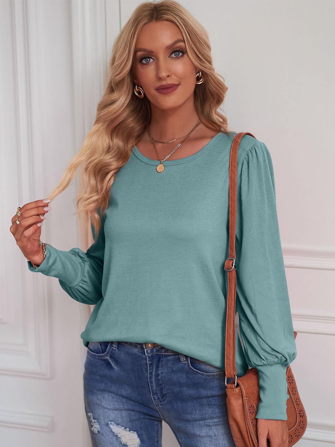 

BoStreet Woman Green Top