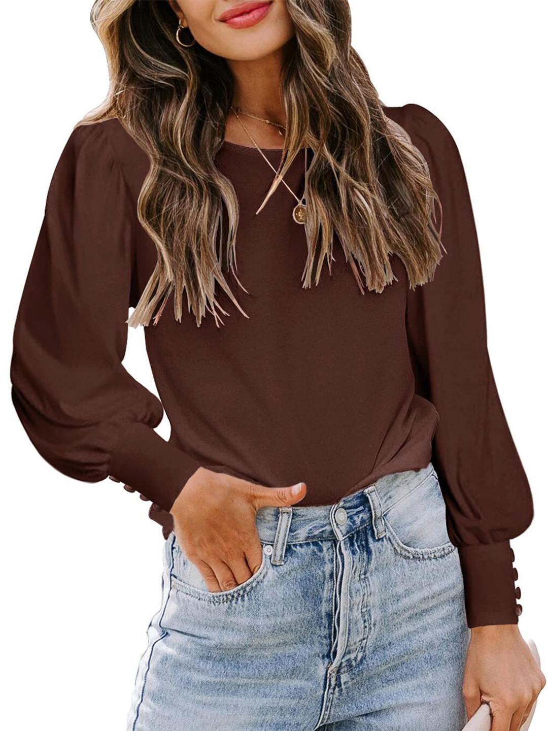 

BoStreet Woman Brown Top