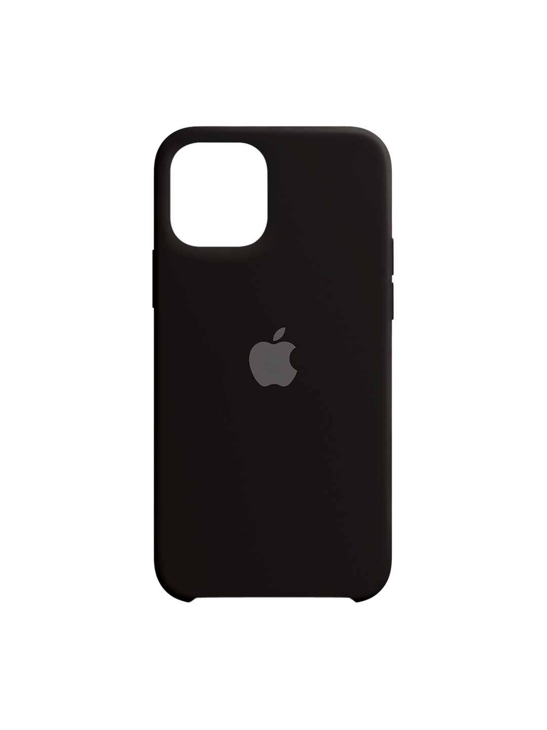 

TREEMODA Black Solid iPhone 11 Silicone Phone Back Case