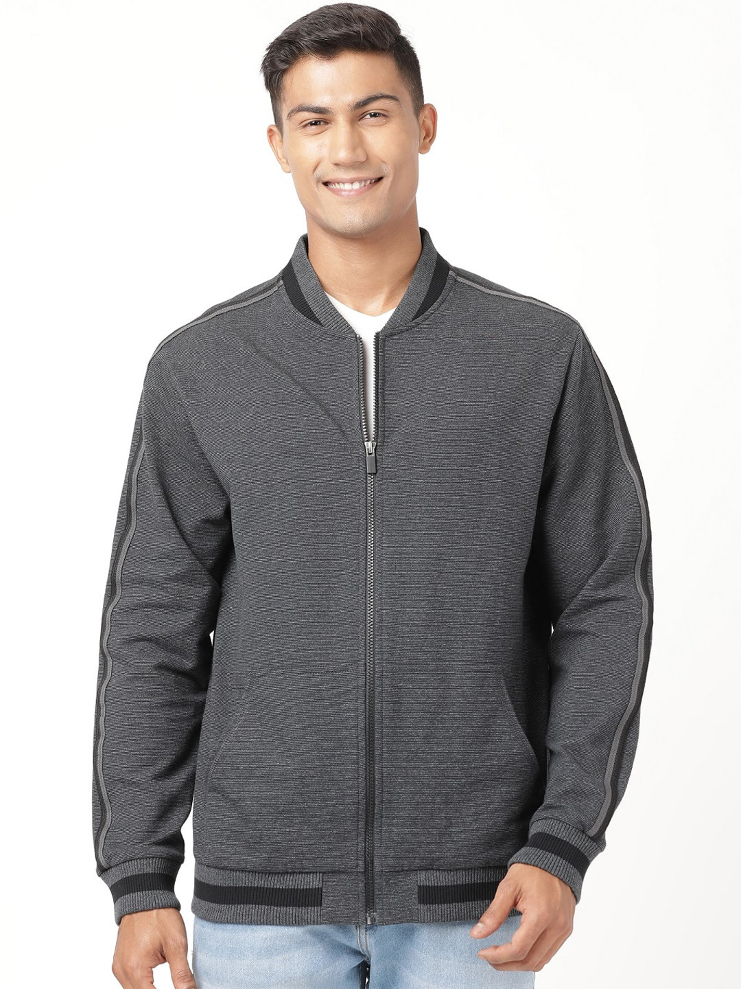 

Jockey Men Black Varsity Sweatshirt