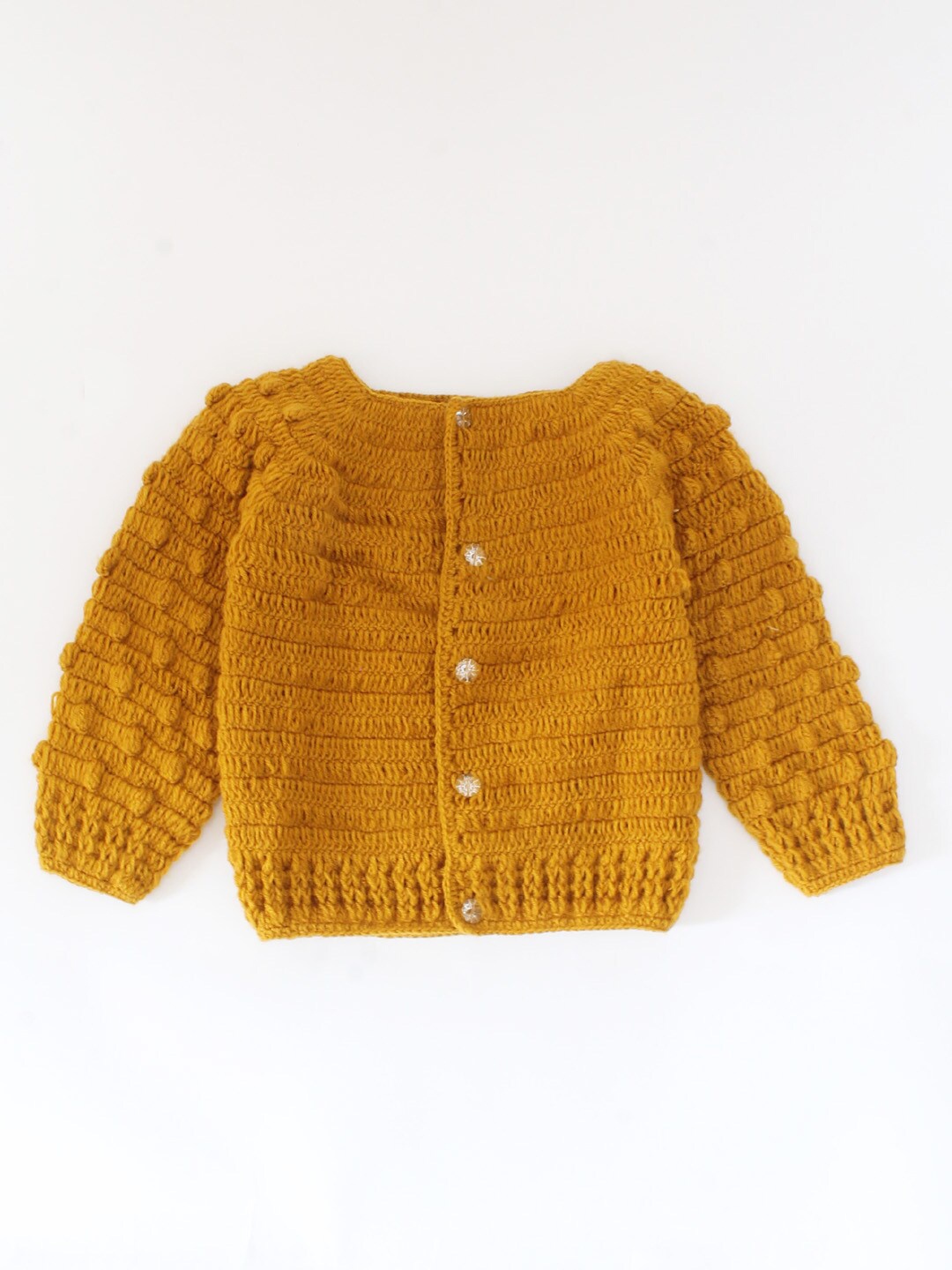 

Woonie Unisex Kids Brown Cardigan