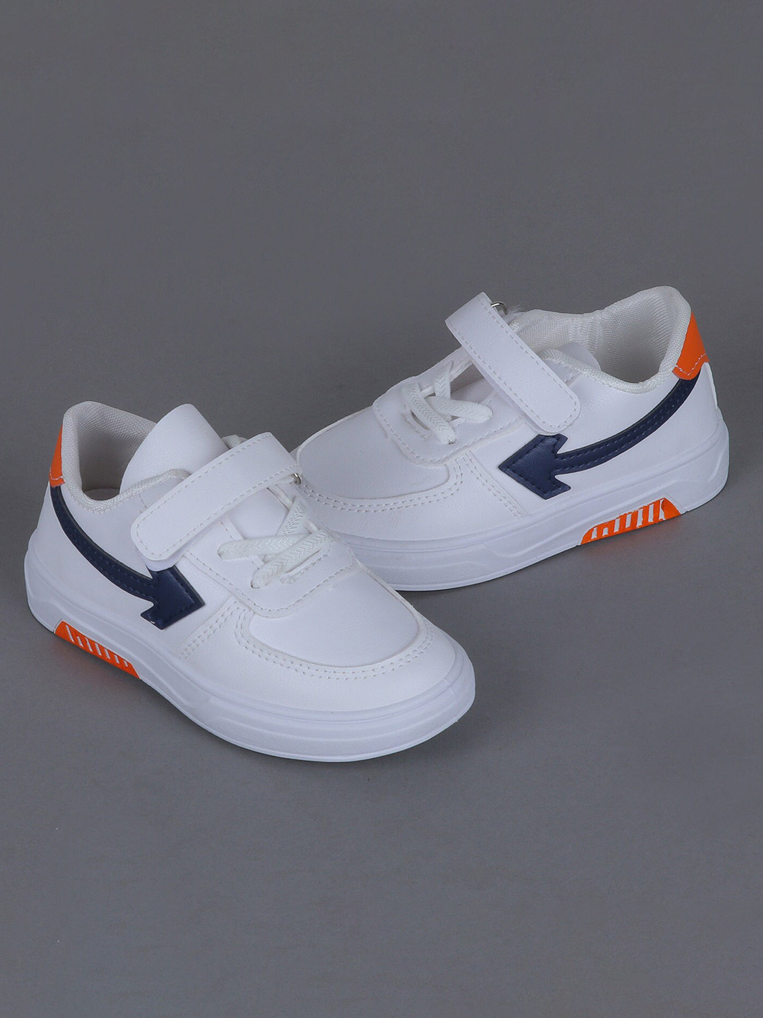 

FEETWELL SHOES Unisex Kids Blue Colourblocked Sneakers