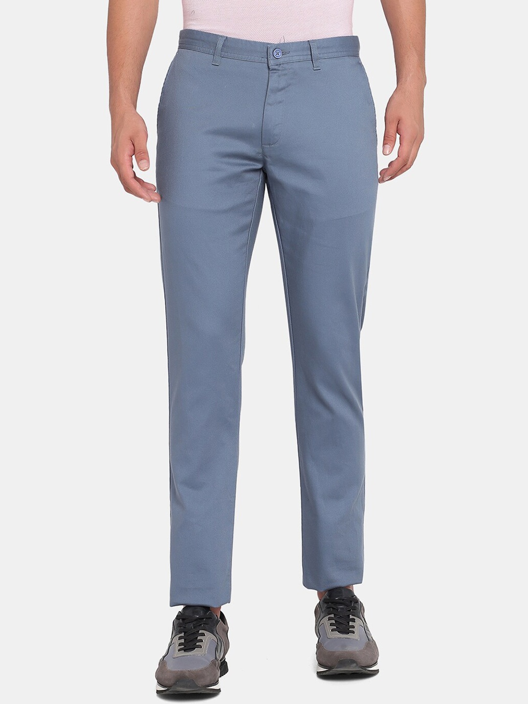 

Blackberrys Men Blue Slim Fit Chinos Trousers