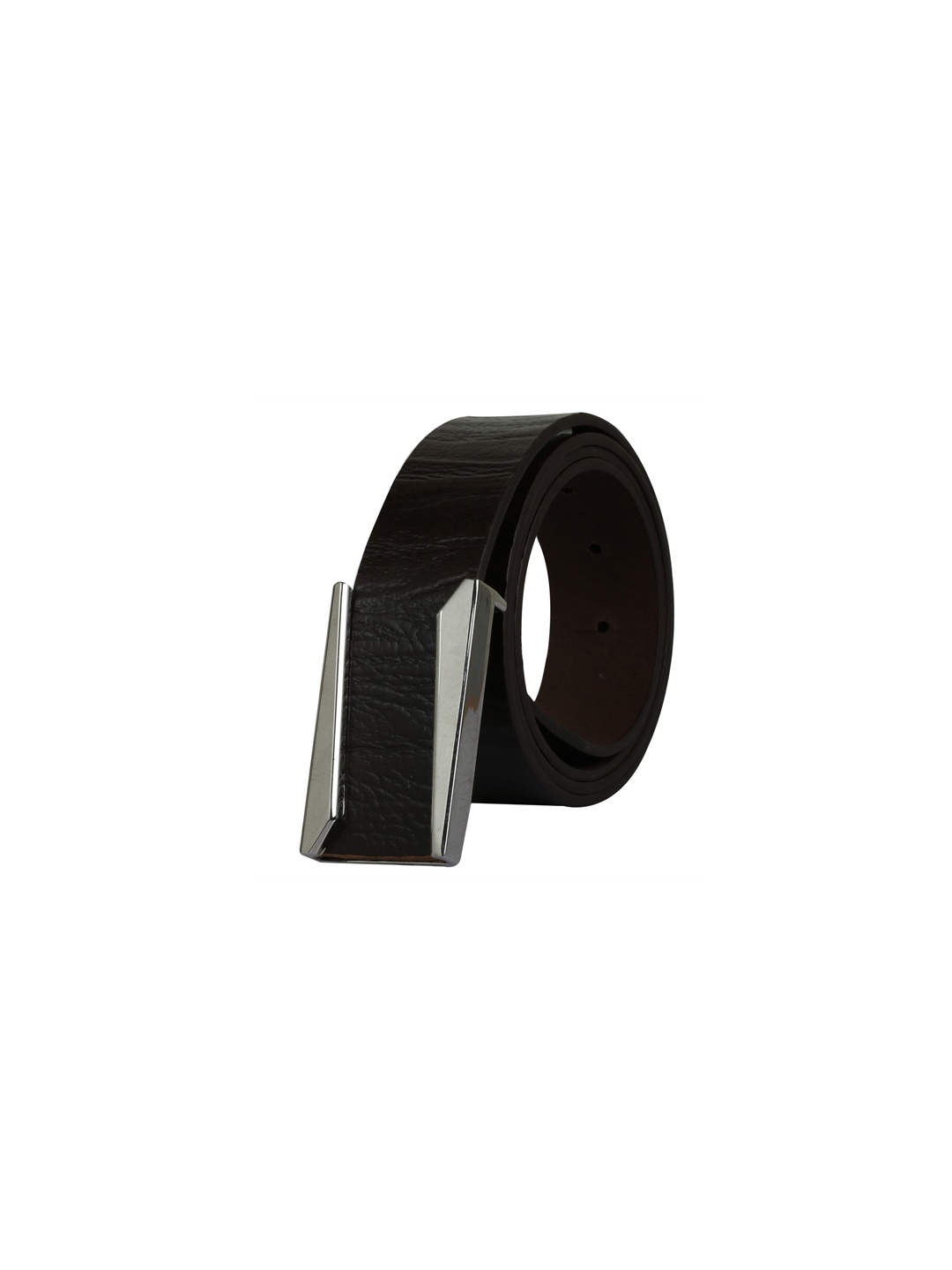 

Calvadoss Men Textured Leather Belt, Brown