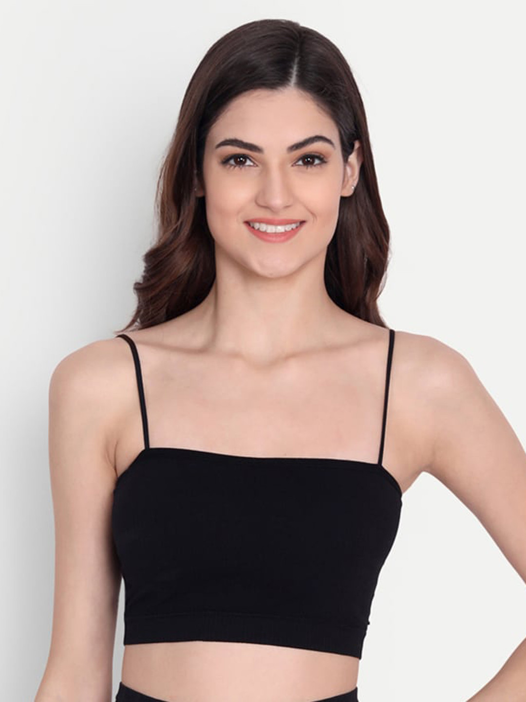 

Spiaty Black Bralette Bra Lightly Padded