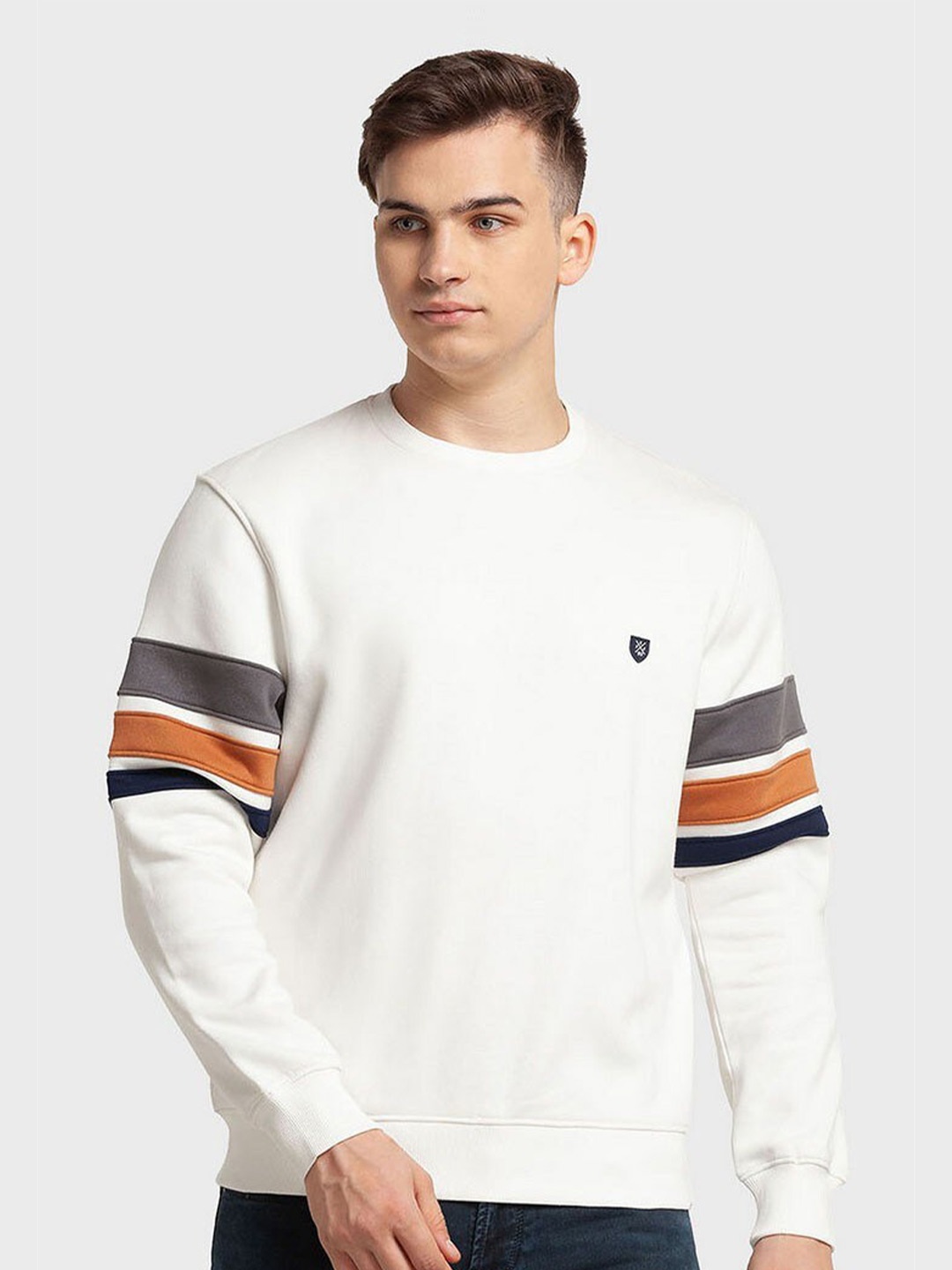 

ColorPlus Men Plus Size Sweatshirt, White