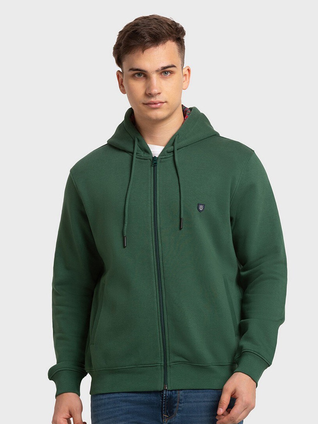 

ColorPlus Men Plus Size Hooded Sweatshirt, Green