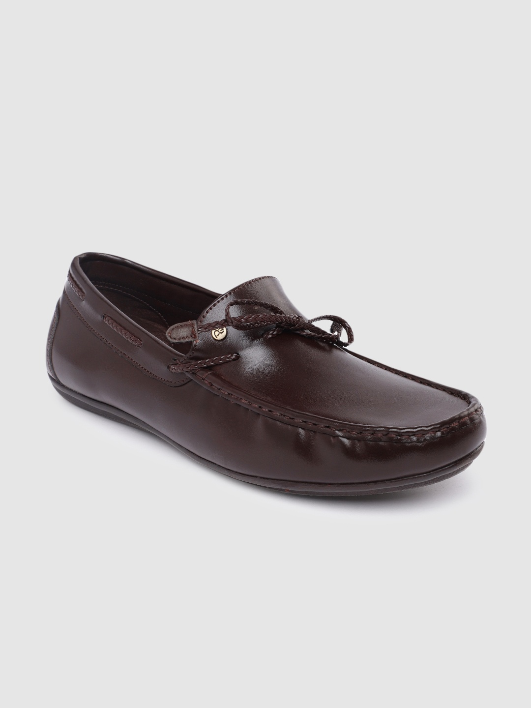 

Peter England Men Solid Boat Shoes, Brown