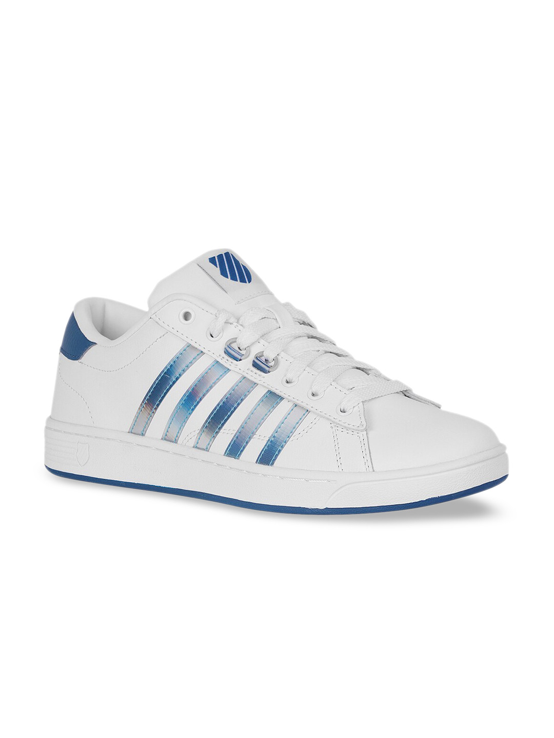 

K-SWISS Men White Striped Sneakers