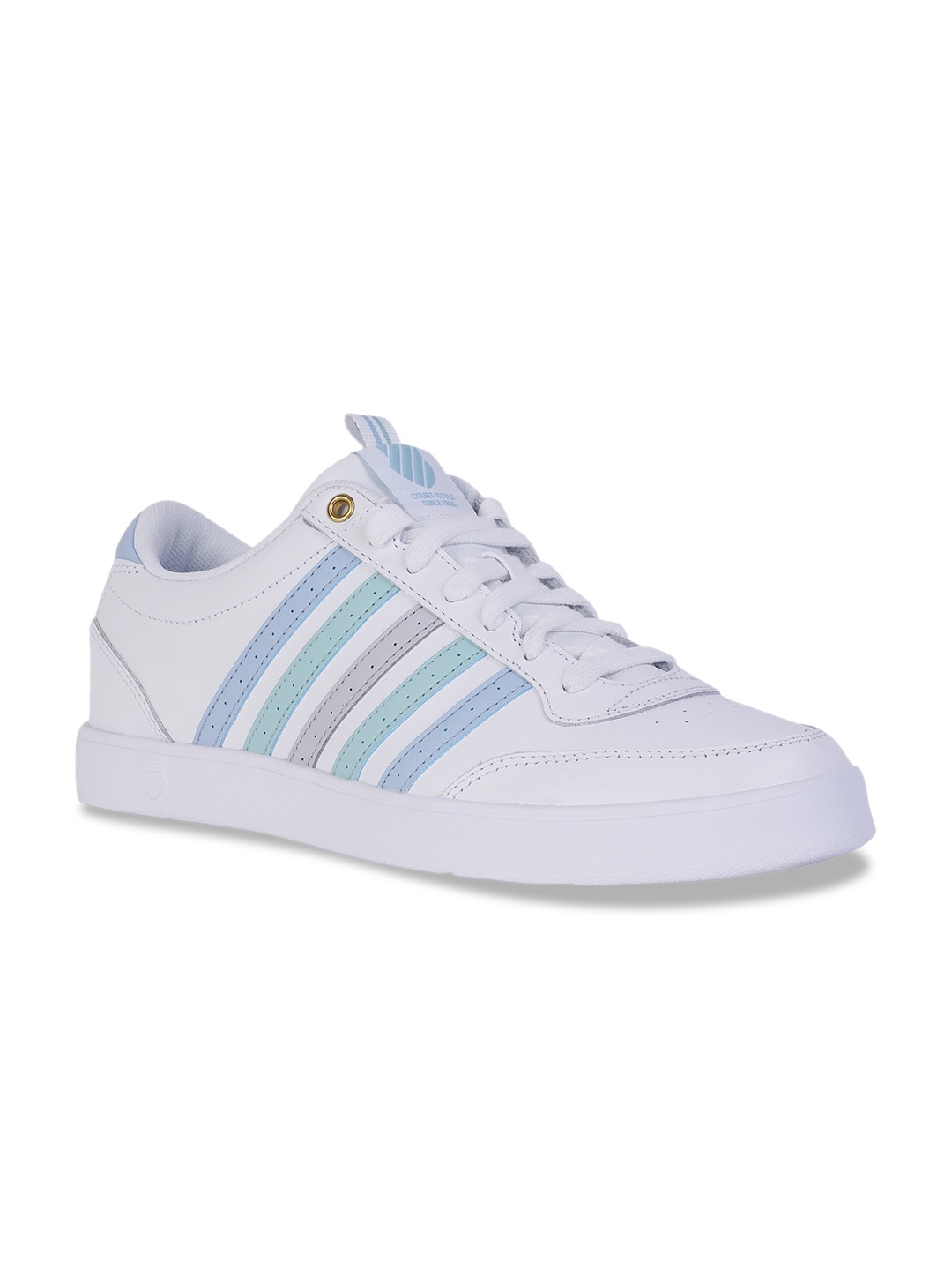 

K-SWISS Women White Woven Design Sneakers