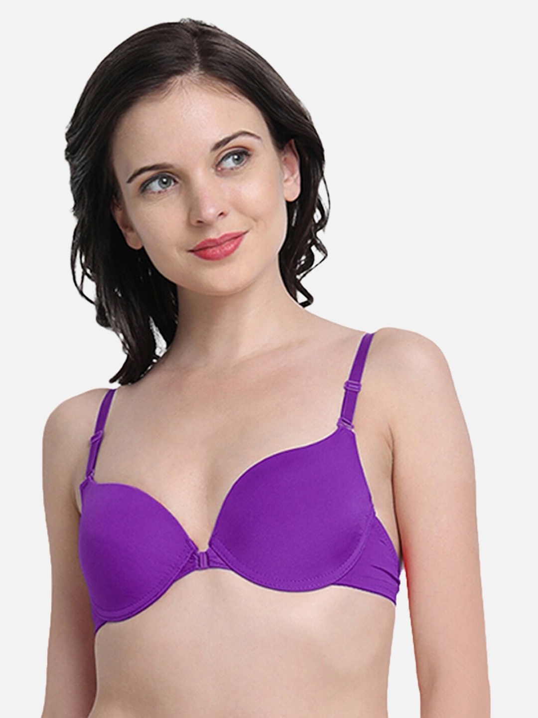 

Spiaty Women Purple Underwired Heavily Padded Pushup Bra