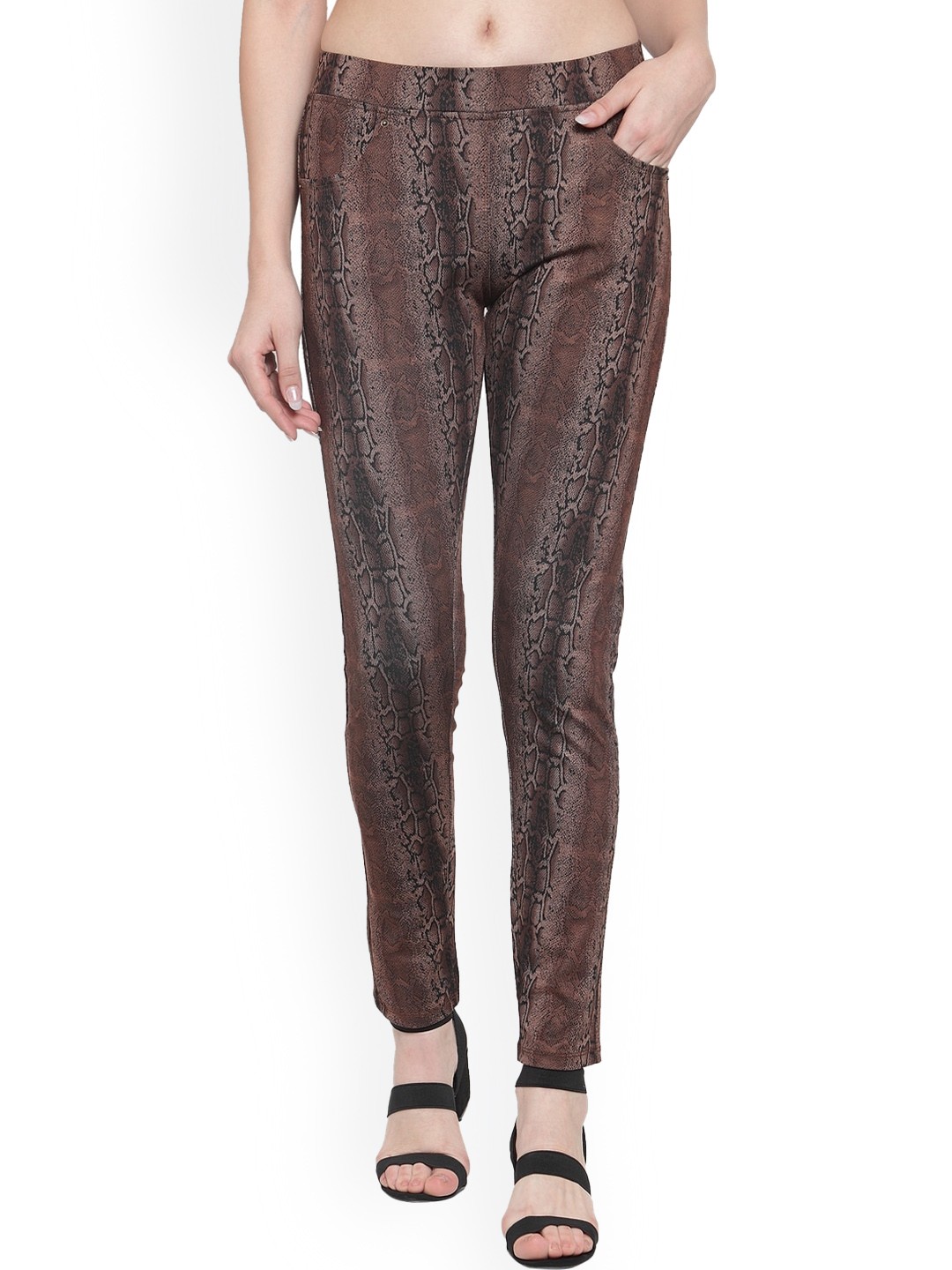 

Westwood Women Brown Animal Printed Trousers