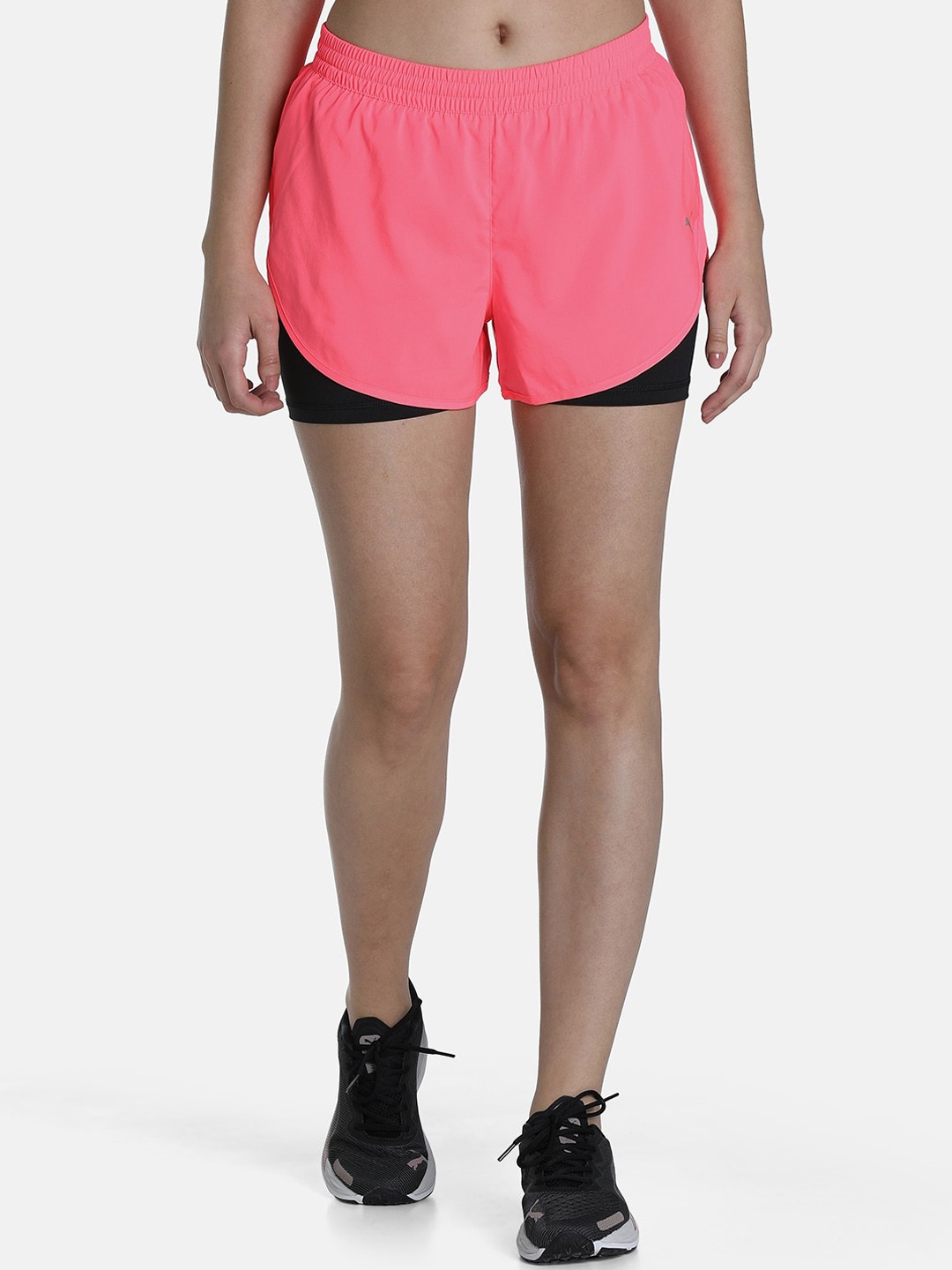 

Puma Women 2 in 1 Run Performance Shorts, Pink