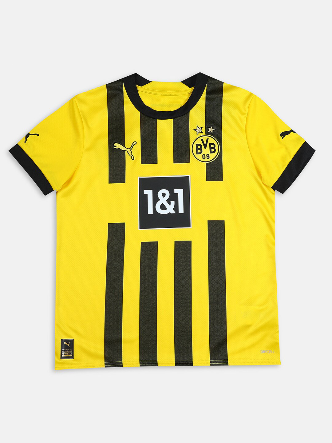 

Puma Kids Borussia Dortmund Home 22/23 Replica Jersey Youth Regular Fit T-shirt, Yellow