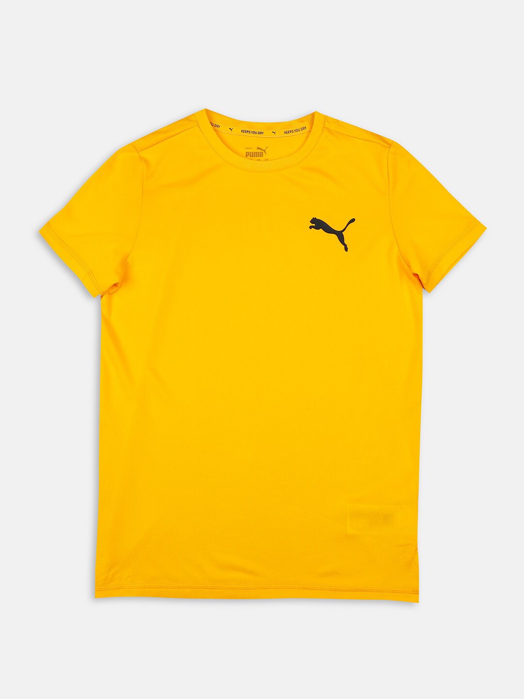 

Puma Kids Unisex Orange & Black Active Small Brand Logo T-shirt