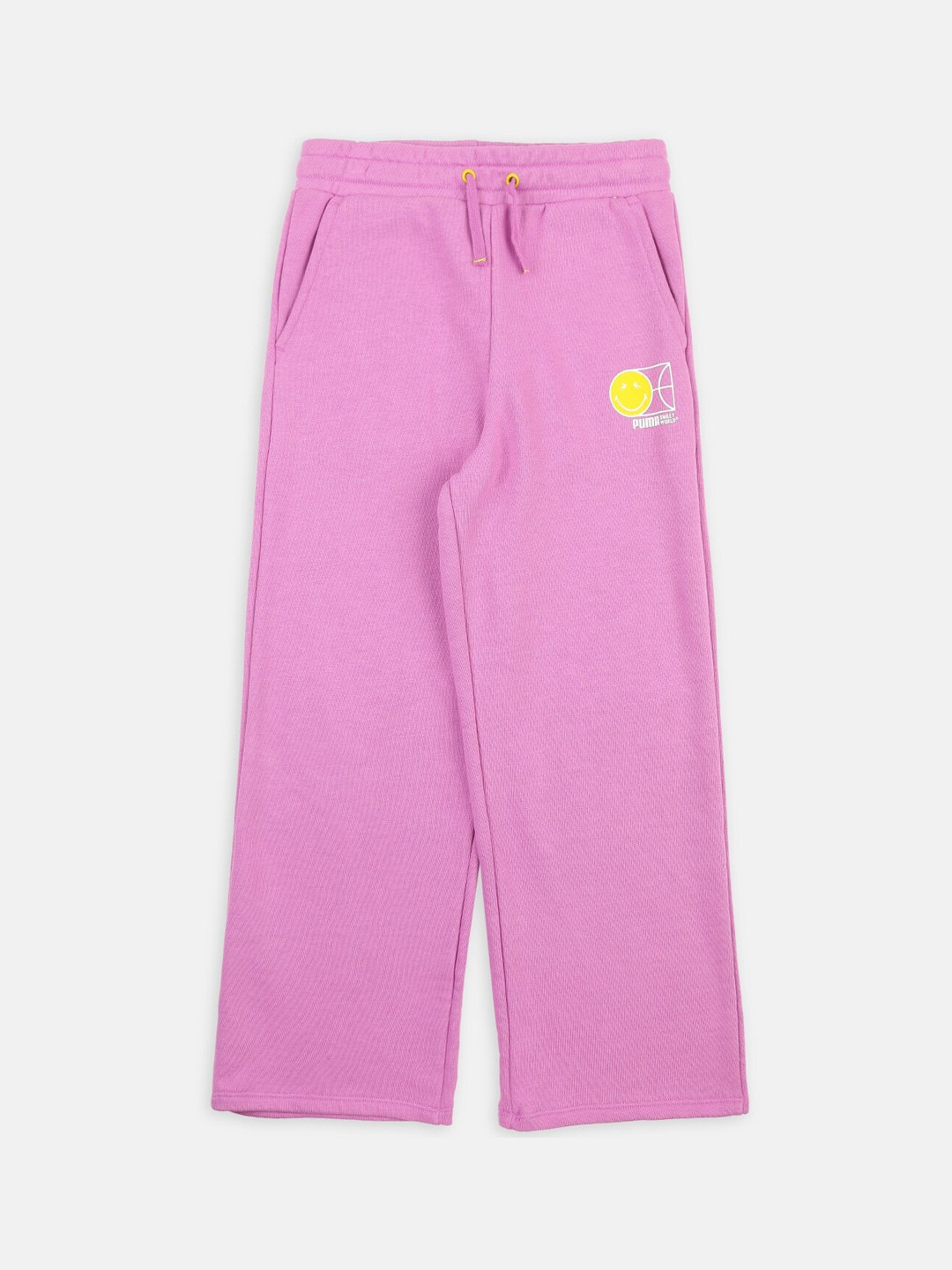 

Puma Infants Girls Pink Solid 7/8 Cotton Track Pants
