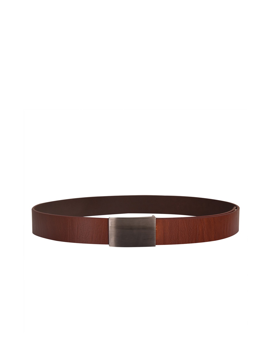 

Calvadoss Men Textured Leather Belts, Tan