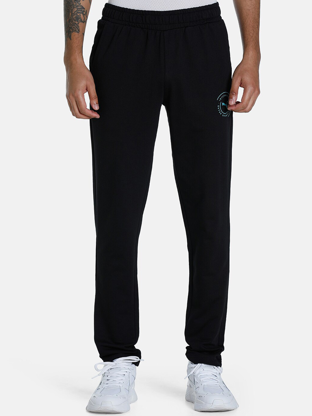 

Puma Men Black Graphic Pants