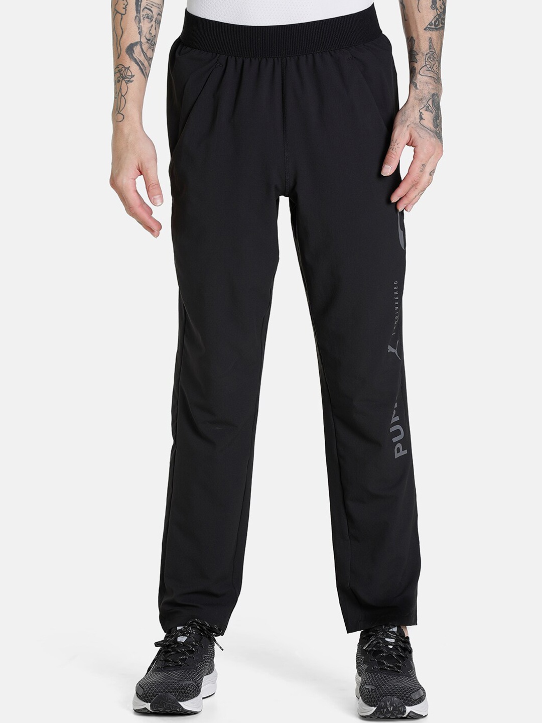 

Puma Men Black Solid Ultraweave Training Jogger