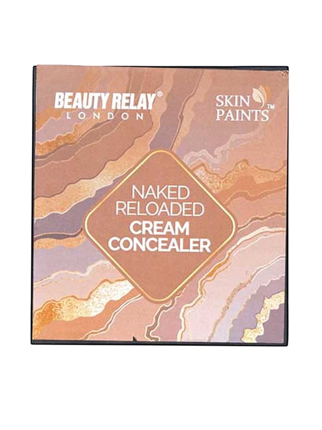 

BeautyRelay London Skin Paints 4 Shades Naked Reloaded Cream Concealer Palette - 14g, Multi
