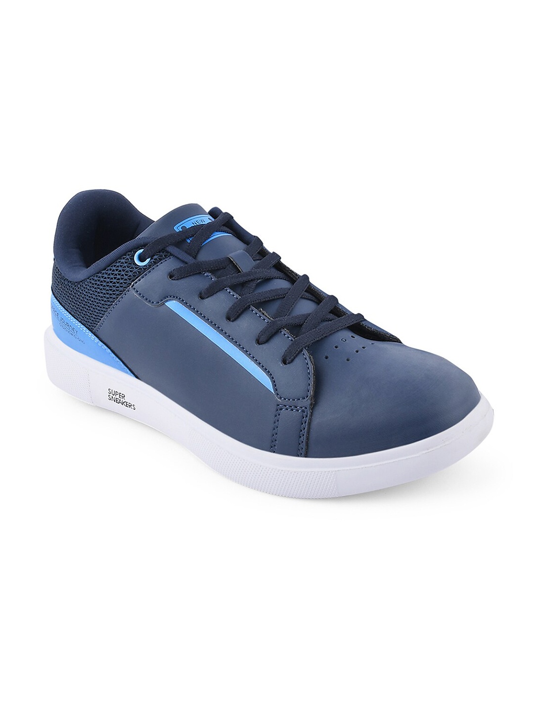 

Campus Men Mesh Lace-Ups Running Shoes, Navy blue