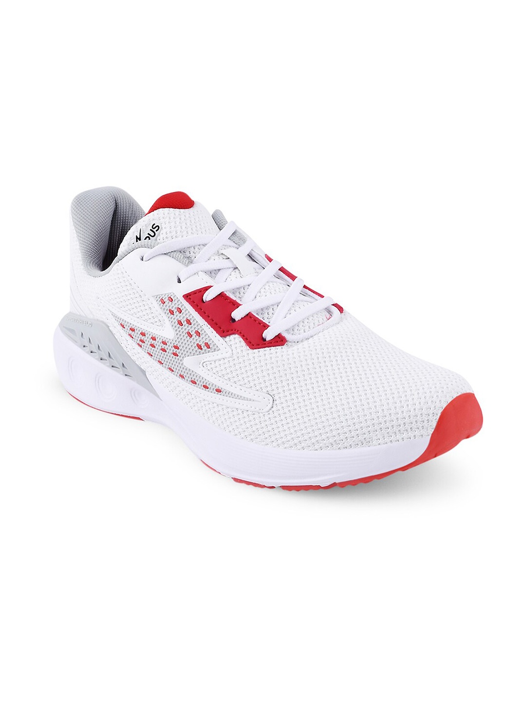 

Campus Men Mesh Lace-Ups Running Shoes, White