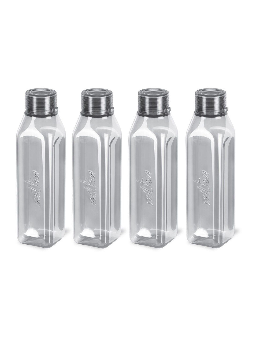 

Milton Set Of 4 Grey Prime 1000 Pet BPA Free Water Bottle 1 Litre