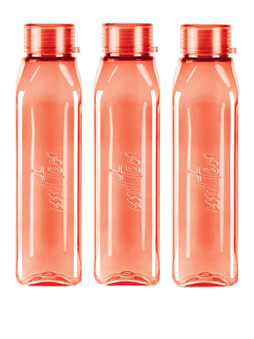 

Milton Red Set of 3 BPA Free Prime 1000 Pet Water Bottle 1 Litre