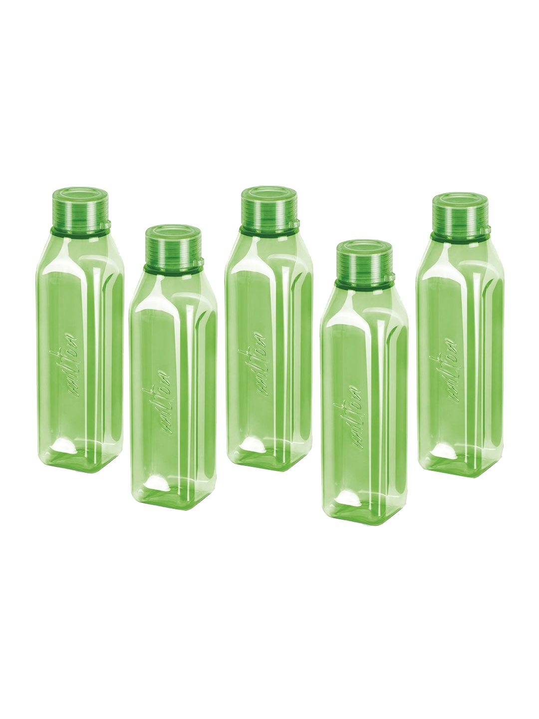 

Milton Green Set of 5 BPA Free Prime 1000 Pet Water Bottle 1 Litre Each