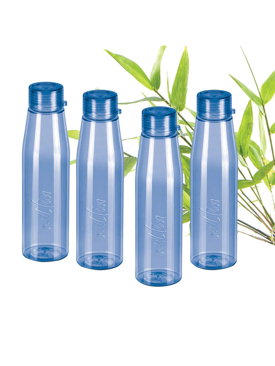 

Milton Set Of 4 Blue Ripple 1000 Pet BPA Free Leak Proof Bottle -946 ml Each